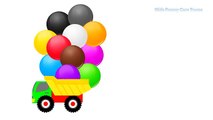 Colors for Children Learning with Color Balls | Monster Trucks for Kids, Toddlers Learning Videos
