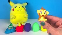 Pokemon Play Doh Surprise Eggs Pikachu Grimer Grotle Torterra Chimchar Drapion Surprise Eggs Videos