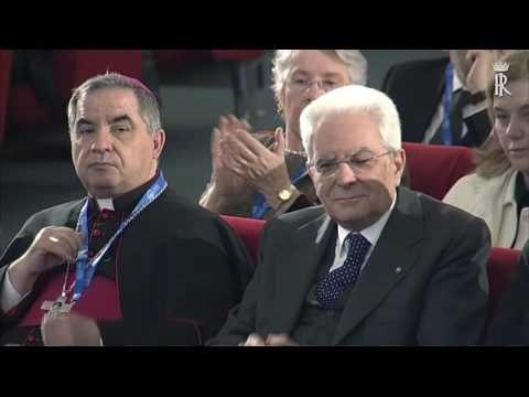 Roma - Mattarella alla inaugurazione dell'anno accademico Università Cattolica (01.02.17)