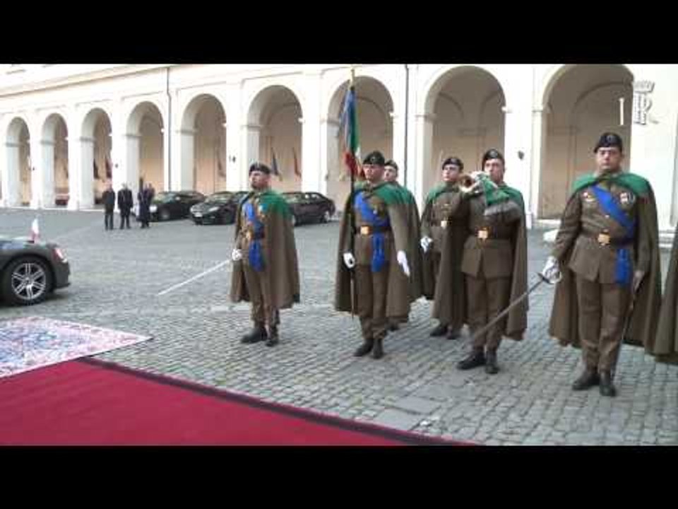 Roma - Incontro del Presidente Mattarella con il Presidente della Repubblica di Malta (30.01.17)