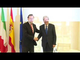 Madrid - Gentiloni incontra Rajoy (27.01.17)