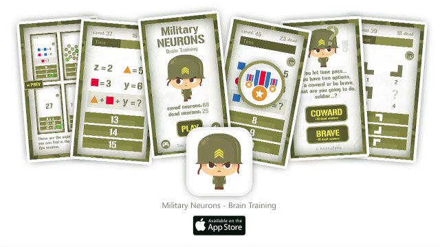 Military Neurons Brain Training para iOS - Tráiler gameplay