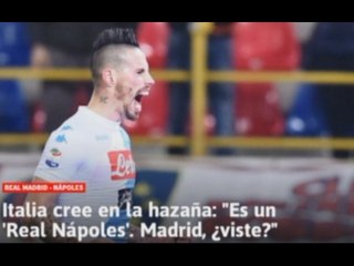 Champions: il Napoli, dopo i sette gol di Bologna, preoccupa il Real Madrid (06.02.17)