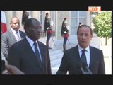 France: le Président Alassane Ouattara reçu par François Hollande à l`Élysée