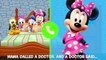 Five Little Mickey Mouse Baby Friends Jumping on the Bed with Doc McStuffins