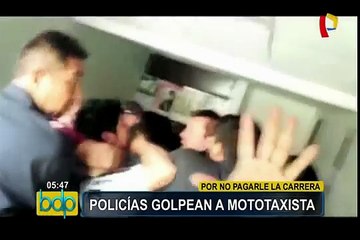 Chaclacayo: denuncian que policías de civil golpearon a mototaxista