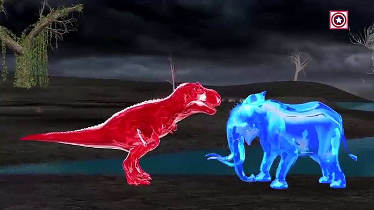 Finger Family Gummy Dinosaurs Vs Gummy Elephant Fight | Animals Finger Family Rhymes