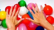 Learn Counting Colors Wet Water Balloons | WELCOME EVERYONE | BABY KIDS NURSERY RYHMES SONGS YOUTUBE