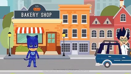 Masha And The Bear cry Romeo took School Bus wheel PJ Masks Owlette