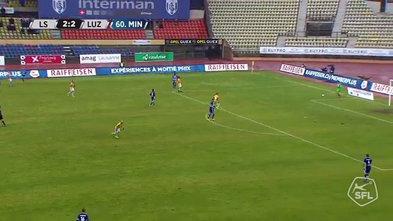 Lausanne 2:3 FC Luzern (19.Spieltag Swiss Super League. 5 February 2017)