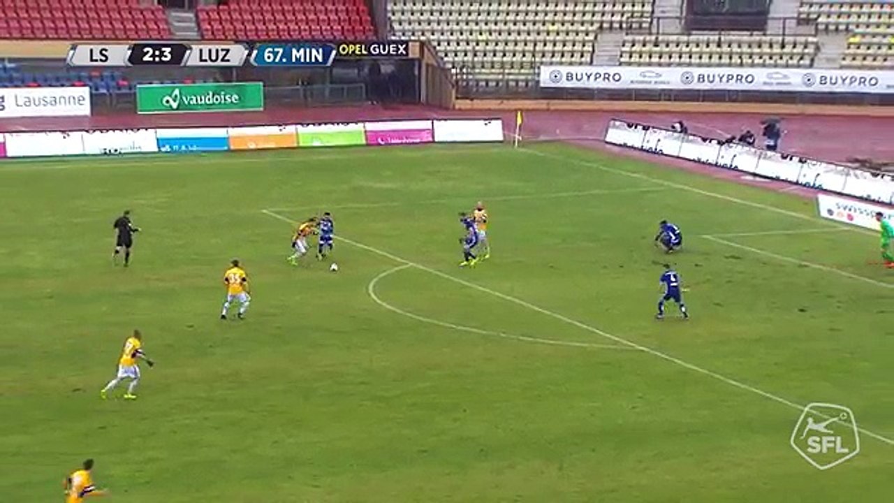 Lausanne 2:4 FC Luzern (19.Spieltag Swiss Super League. 5 February 2017)