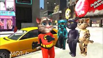 COLORS TALKING TOM IN TOILET & COLORS FUNNY LONG LIMOUSINE FOR CHILDREN TOM CARTOON FOR KIDS RHYMES