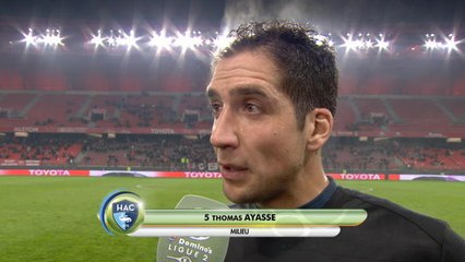 Ligue 2 - Valenciennes/Le Havre - Interviews mi-temps