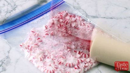 White Chocolate Peppermint Fudge