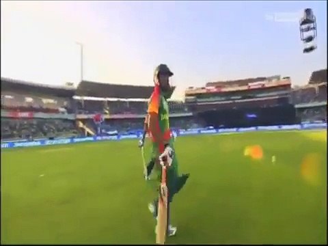 Watch the fight between Afghanistan players with Bangladeshi