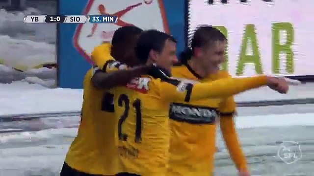 Young Boys 3:1 FC Sion (19.Spieltag Swiss Super League. 5 February 2017)