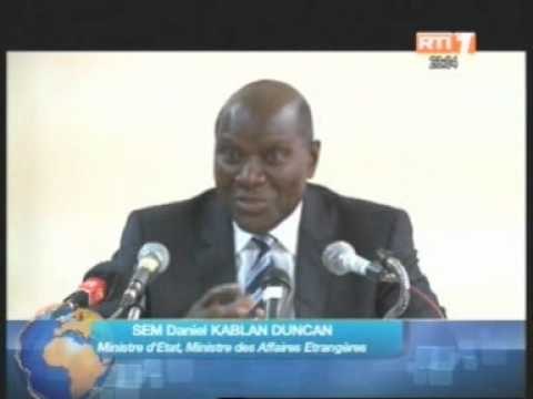 Bilan des activités diplomatiques de la Côte d'Ivoire