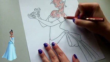 Красавица Тиана Принц Лягушка Раскраски на канале Малышка Peppa Pig