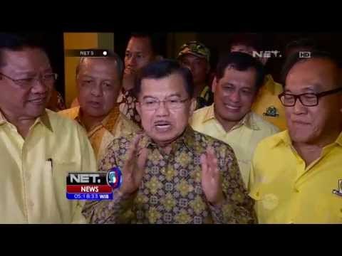 Jusuf Kalla dan Luhut Pandjaitan Hadiri Syukuran dan Silaturahmi Partai Golkar - NET 5