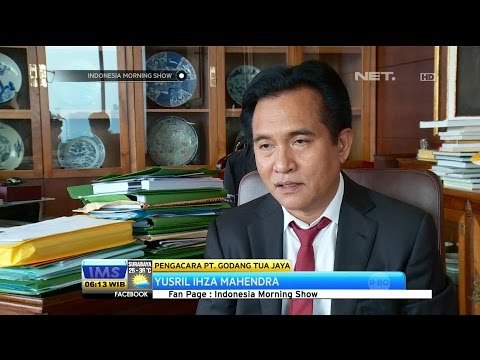 Yusril Ihza Mahendra Menyayangkan Sikap Gubernur DKI Jakarta Terhadap Polemik Sampah - IMS