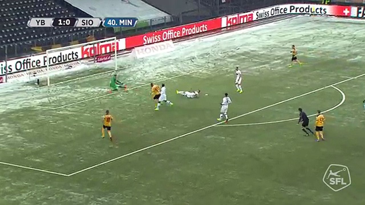 Young Boys 2:0 FC Sion (19.Spieltag Swiss Super League. 5 February 2017)