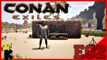 CONAN EXILES - Novas Ferramenta, Tijolo e Metal E02 (Gameplay em Portugues PT-BR no PC)