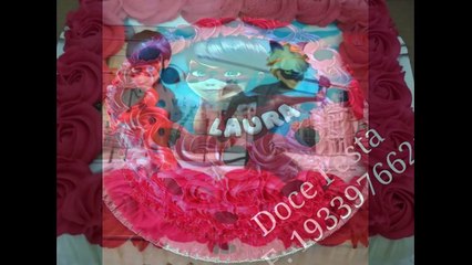 Bolos e Centros de Mesa Miraculous - Ladybug para Festa Infantil