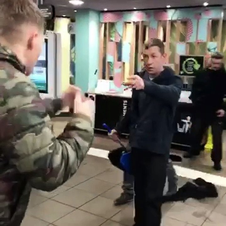 Massive McDonald's Brawl