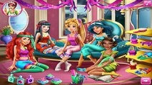 Disney Princesses Ariel Rapunzel Snow White Jasmin Tiana Pyjama Party