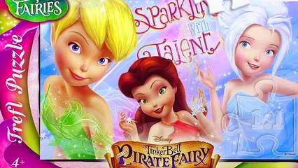 Скачать видео: Disney Fairies Puzzle Games Jigsaw Puzzles Tinker Bell, Rosotta, Periwinkle Rompecabezas Kids Toys