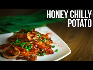 Honey Chilly Potato | Quick and Easy Starter Recipes | Latest Food Recipe 2017