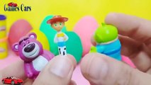 Jada Stephens Cars Play Doh Surprise Eggs, Disney Frozen Angry Birds princess Anna kids toys