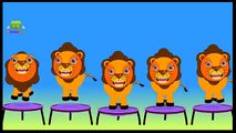 Lion Cartoons Animation Singing Finger Family Nursery Rhymes for Preschool Childrens Song