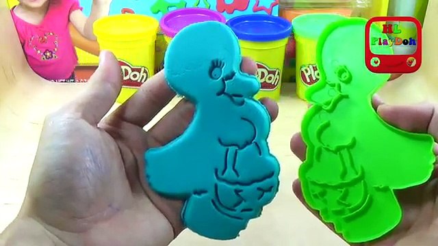 Learn Colors for Children Animals Molds Fun Play Doh Crocodile & Finger Family Nursery Rhymes