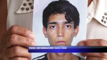 Padres buscan desesperadamente a su hijo perdido