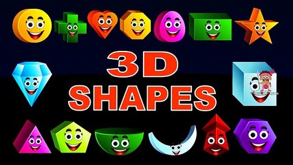 3D Shapes for Children | Learning Shapes for Kids | Shapes for Children to Learn