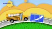 Cars and Trucks for Kids. Learn Numbers. Car Transporter. Car Carrier. Bus. Truck. Cartoon.