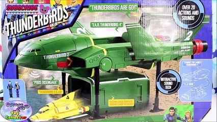 THUNDERBIRDS ARE GO Thunderbird 2 & 4 Super Size Vehicle Toy Review new - SETC
