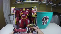 BIGGEST SURPRISE EGG OPENING EVER AVENGERS Age of Ultron Hero Tech Iron-Man Hulk Buster Toys