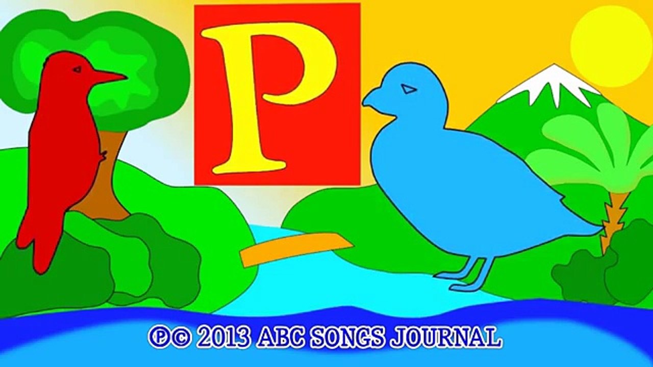 Alphabet song Nursery Rhymes Kids Cartoon 16 of ABC Songs for Children Collection 3, Letter P