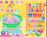 Baby Bathing Game for little kids to play online : Baby Bathing Time to Sleep