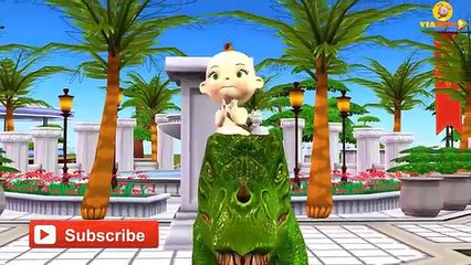 Little Baby Learning Colors W/ Dinosaurs | Animal Color Songs Collection | Colors for Kids