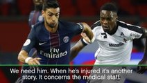 Pastore absence a problem for the whole club - Emery