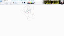 How I Draw using Mouse on Paint  - Bulma - Dragon Ball