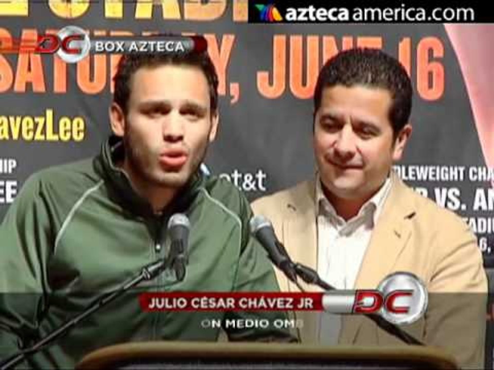 Julio César Chávez Jr. en pleno entrenamiento