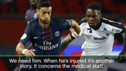 Pastore absence a problem for the whole club - Emery