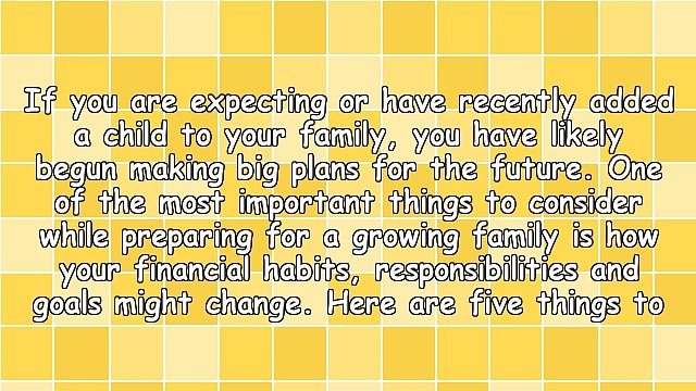 Five Tips: Preparing for Your New Addition to the Family
