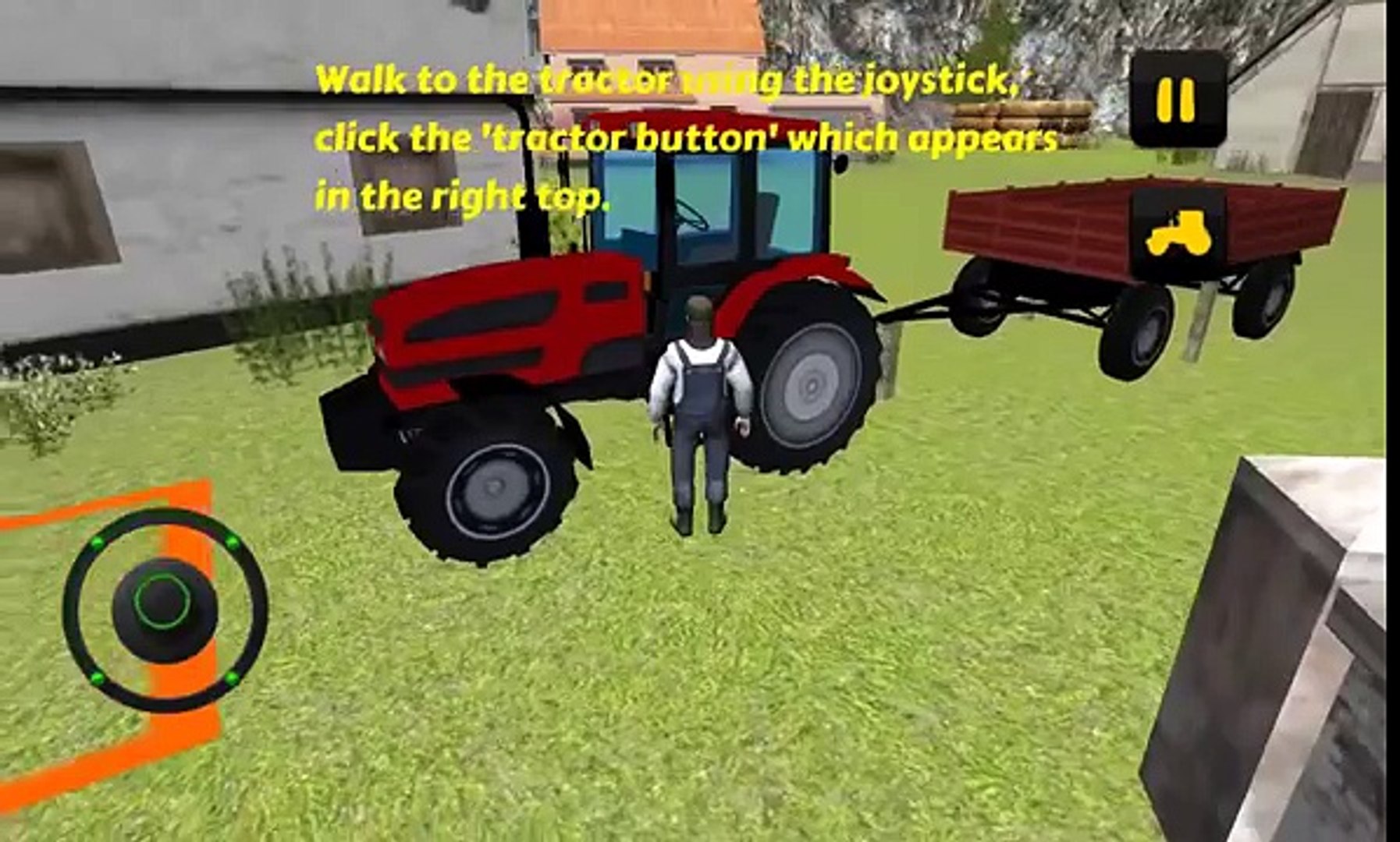 ⁣Сельское хозяйство 3D: сено Транспорт андроид геймплей HD