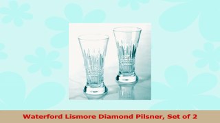 Waterford Lismore Diamond Pilsner Set of 2 6cc3ee11