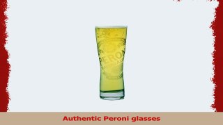 Peroni Italian Beer Glasses 03L  Set of 4 39afec62